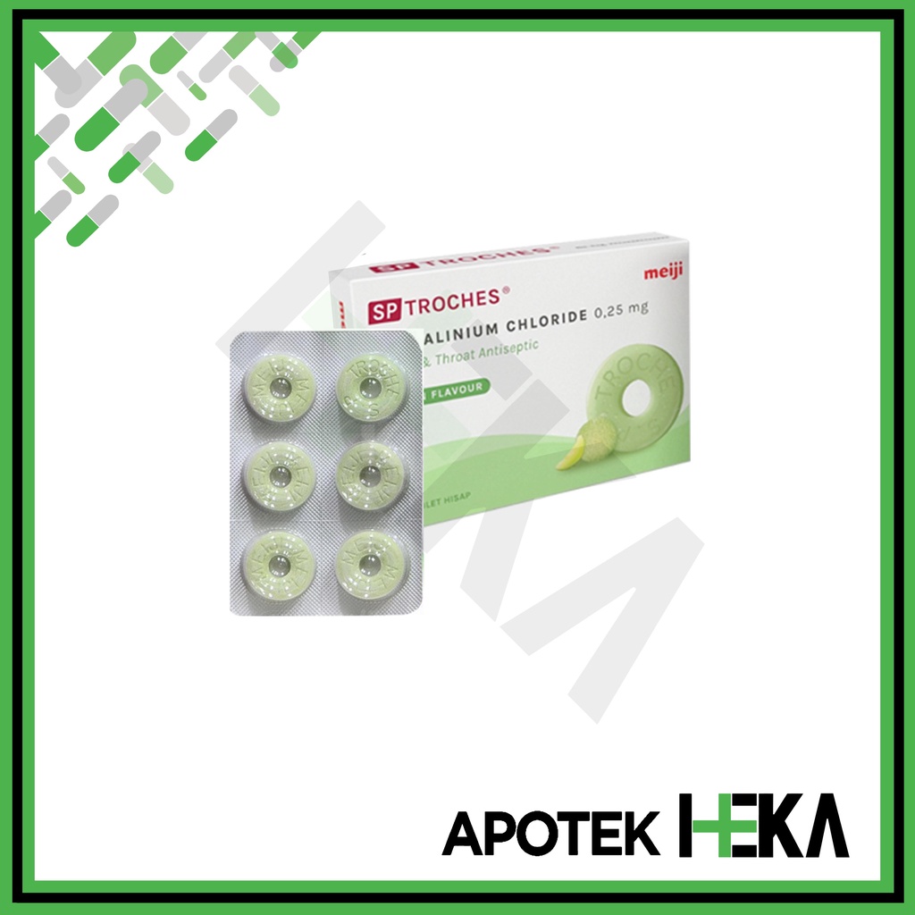 SP Troches Melon isi 2x6 Tablet - Tablet Hisap Sakit Tenggorokan (SEMARANG)