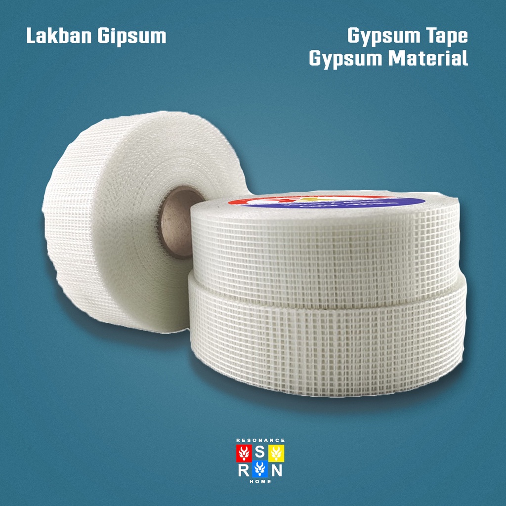 Lakban Gypsum / Gypsum Tape 30mmx40m Resonance Home