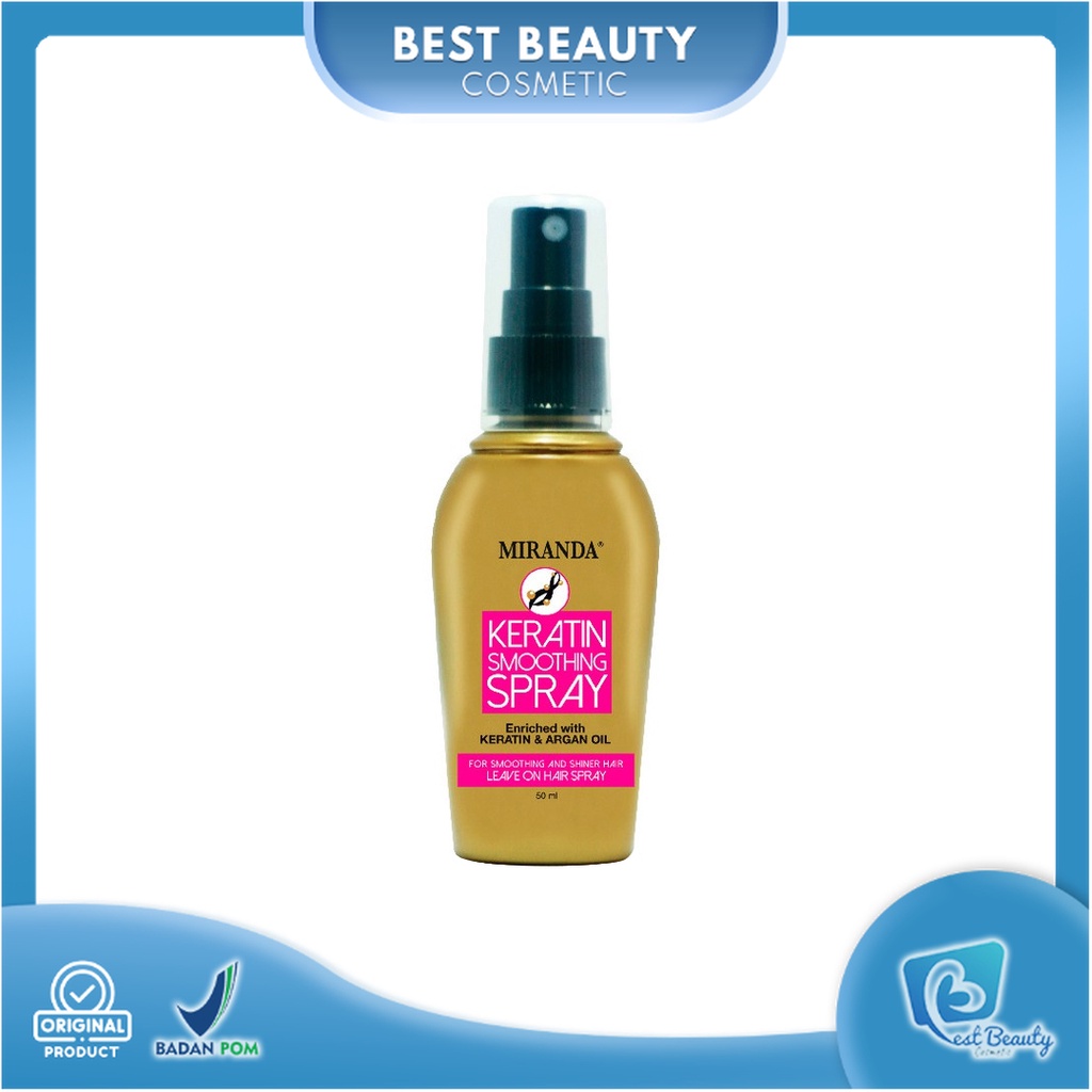 ★ BB ★ Miranda Keratin Smoothing Spray 50ml - Perawatan Rambut - Vitamin Rambut