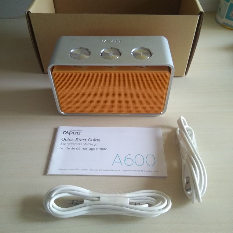 Rapoo A600 NFC Portable Bluetooth Speaker Original - Orange