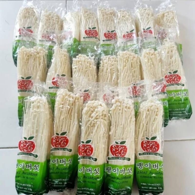 

KangSayur - Sayuran Segar JAMUR ENOKI / JAMUR KOREA / SUKI / SHABU-SHABU 100 gram