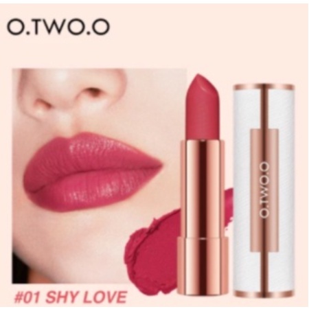 O TWO O 3pcs Set Lipstick Matte Anti Air Warna Merah LS YG004