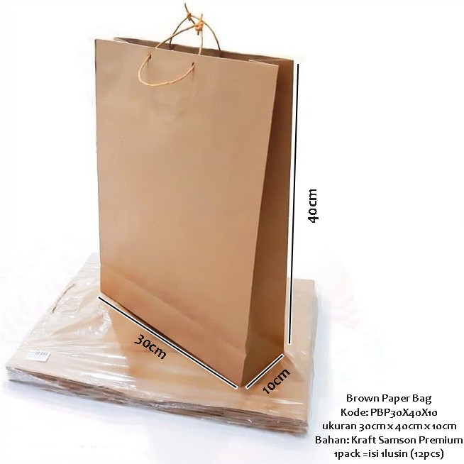 

Tas Kantong Party Pesta Jumbo Besar Kertas Paperbag Goodie Bag Polos
