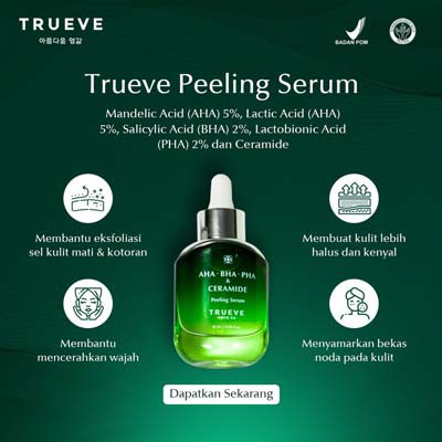 TRUEVE AHA BHA PHA &amp; CERAMIDE Peeling Serum