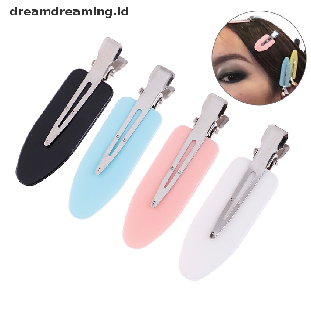 Dreamdreaming.id 4pcs / Set Jepit Rambut Motif Daun 4 Warna Untuk Wanita