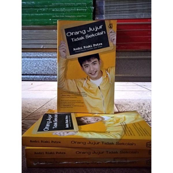 OBRAL BUKU BACAAN MOTIVASI / PENGEMBANGAN DIRI / INSPIRASI / BISNIS / INVESTASI / MILIARDER  MURAH ORIGINAL-Orang Jujurdisekolah