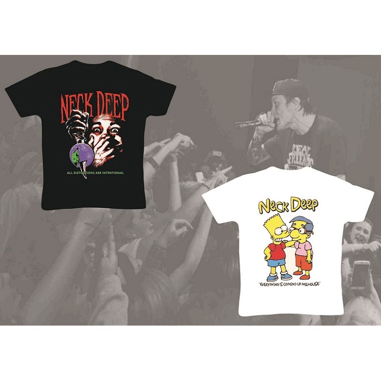 Kaos Baju T-shirt Anak/Kids Neck Deep (poppunk/punk/hardcore/ska)
