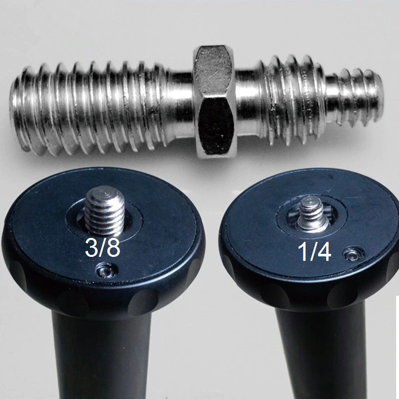 Skrup Kamera Tripod Monopod Center Screw Male 1/4 3/8 Benro SIRUI DLL