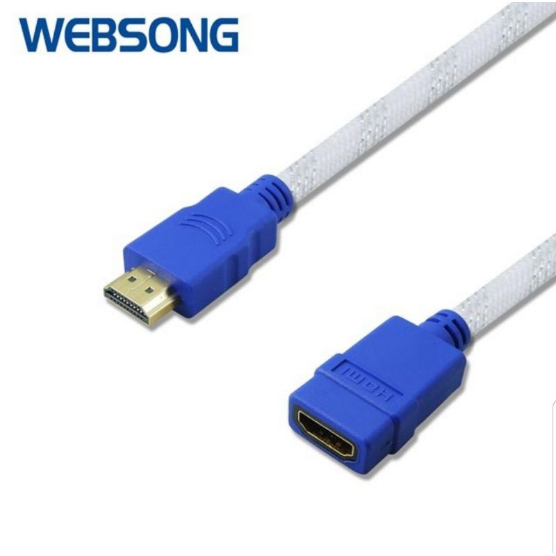 Kabel HDMI Male to Female 1.5M Full HD 1080P V1.4 WEBSONG