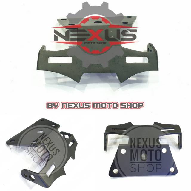 tail tidy ninja 250 karbu breket plat nomor ninja250R karbu