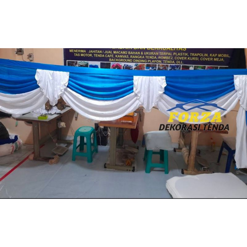 Rumbai Poni Tenda Pesta Dekorasi/Rumbay Tenda - Forza Dekorasi Tenda
