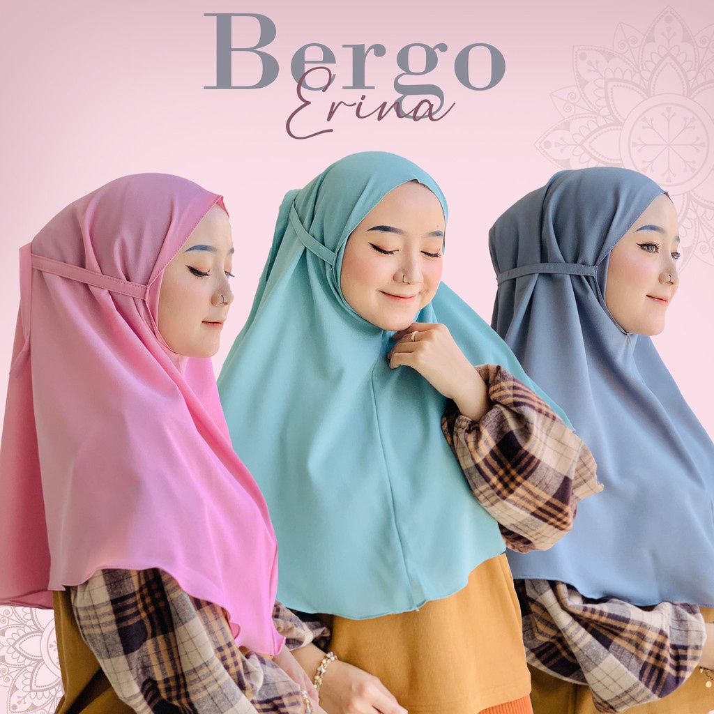 HIJAB BERGO MARYAM TALI NON PET WOLFIS PREMIUM BERGO TALI KHIMAR JILAB KERUDUNG