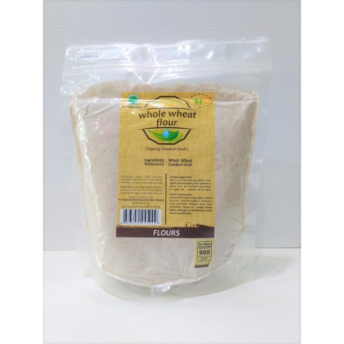 

BISA COD 900gr Whole Wheat Flour Trio Natural / Tepung Gandum Utuh