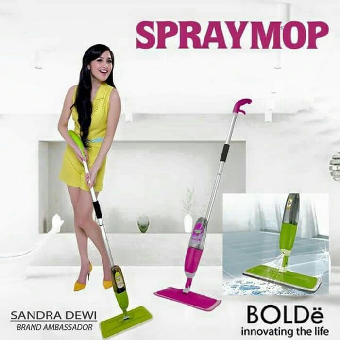 Spray Mop Bolde - Alat Pel Lantai Spray - Alat Pembersih Lantai Bolde