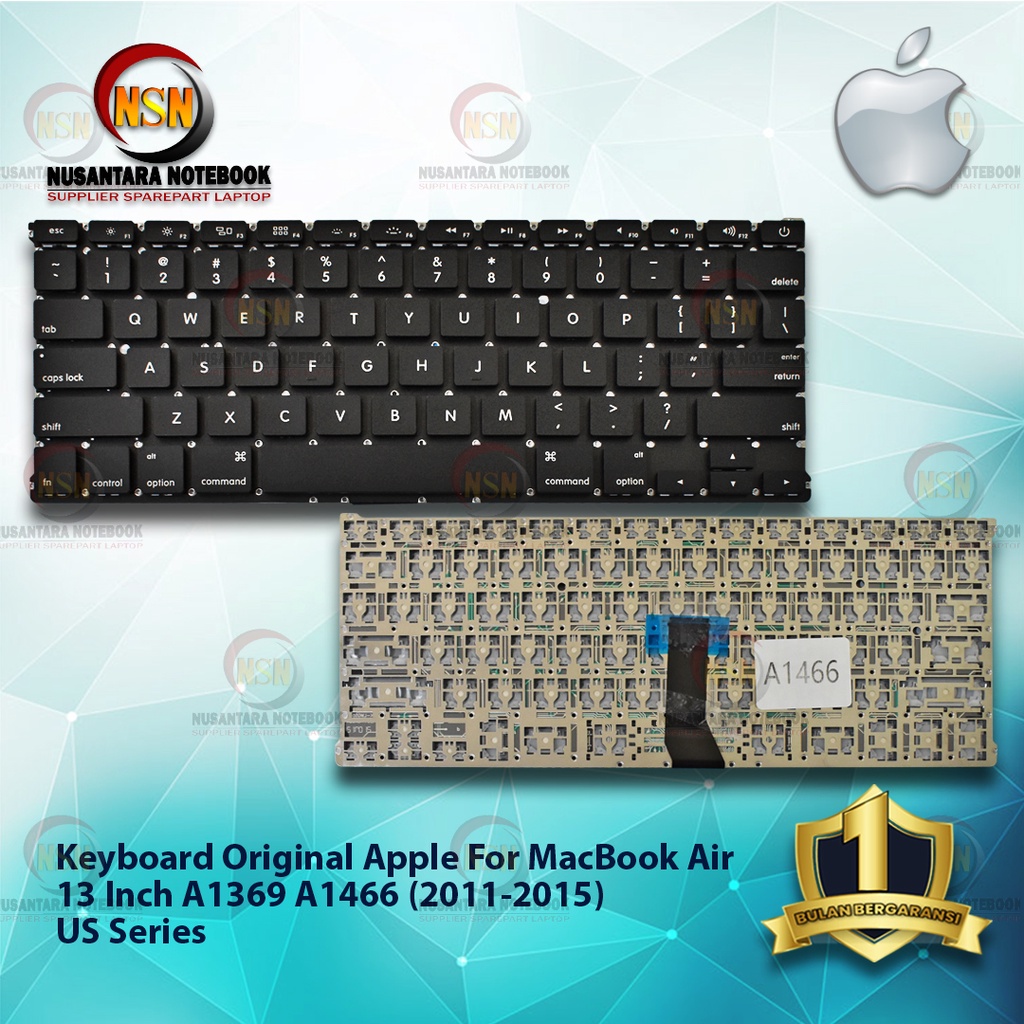 Keyboard MacBook Air 13&quot; A1369 A1466 (Mid 2011 - Early 2015) US