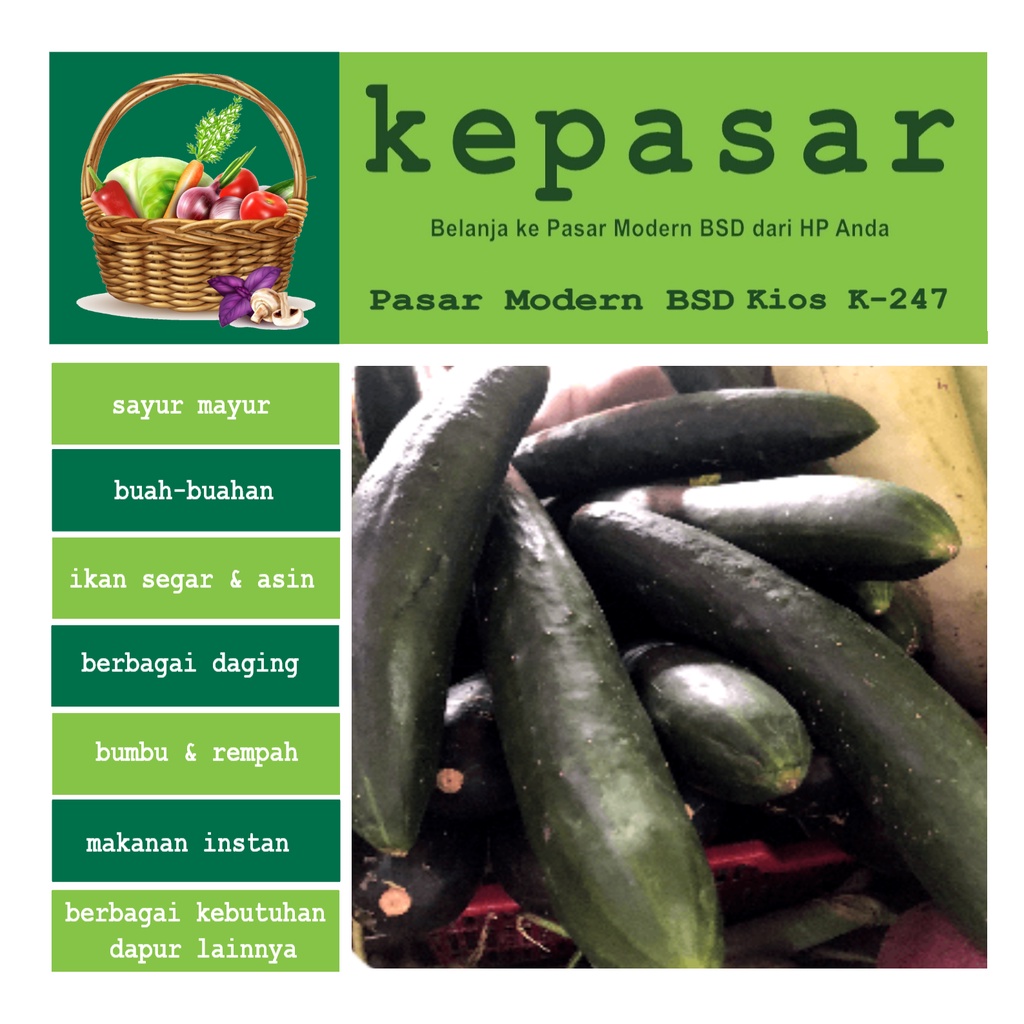 

Timun Jepang / Kyuri 500 g