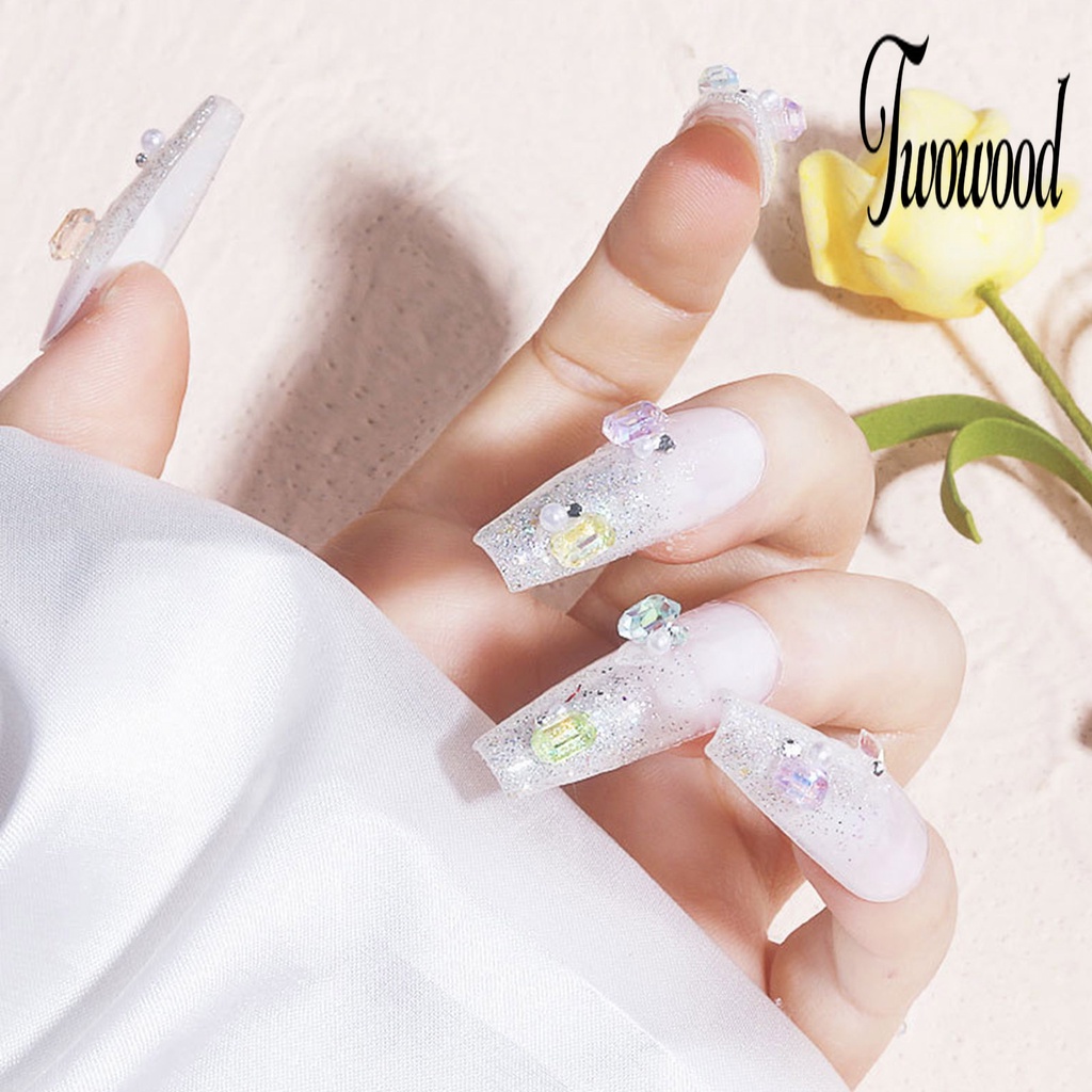 30 Pcs Ornamen Perhiasan 3D Bahan Resin Warna-Warni Tahan Air Untuk Dekorasi Nail Art