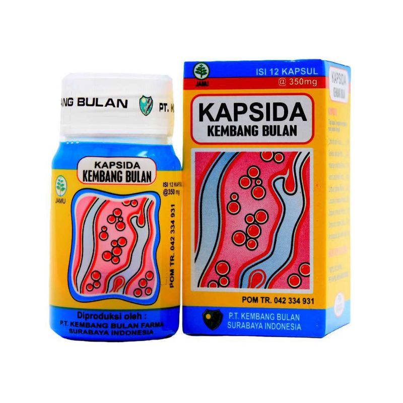 Kapsul Kapsida Kembang Bulan / Kapsul Obat Gatal, Bisul, Jerawat, Koreng dan Darah Kotor / Kapsul Bersih Darah Kembang Bulan