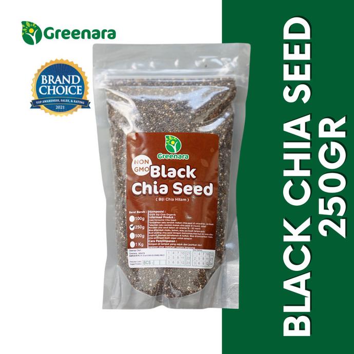NEW PRODUCT Organic Black Chia Seed 250gr / Chiaseed Hitam Organik AP159