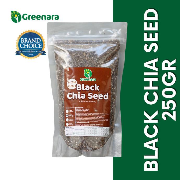 

NEW PRODUCT Organic Black Chia Seed 250gr / Chiaseed Hitam Organik AP159