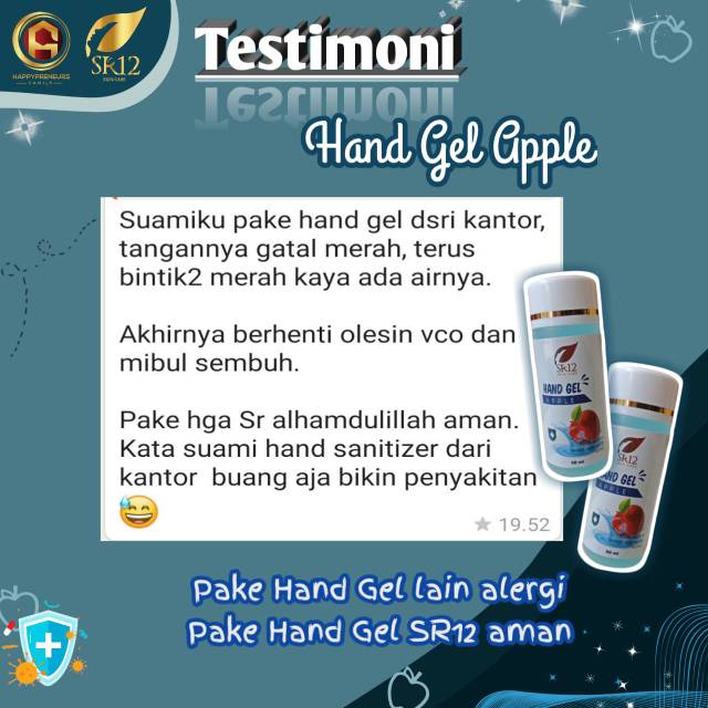 HAND SANITIZER GEL SR12 / PELEMBAB TANGAN BPOM / ANTISEPTIK WANGI / Hand gell original / premium / berkualitas / termurah / tebagus / bpom / saudagarsr12