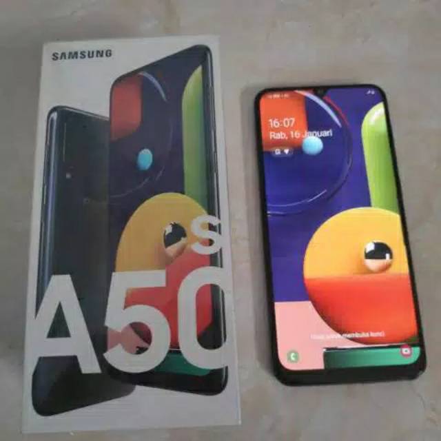 SAMSUNG A50s RAM 6/128 GB,PRELOVED/SECOND SUPER MULUS/LIKE NEW