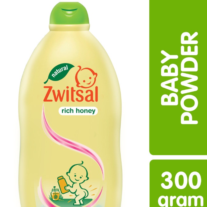 Bayi-Bedak- Zwitsal Baby Powder Natural Milk &amp; Honey - 300Gram -Bedak-Bayi.