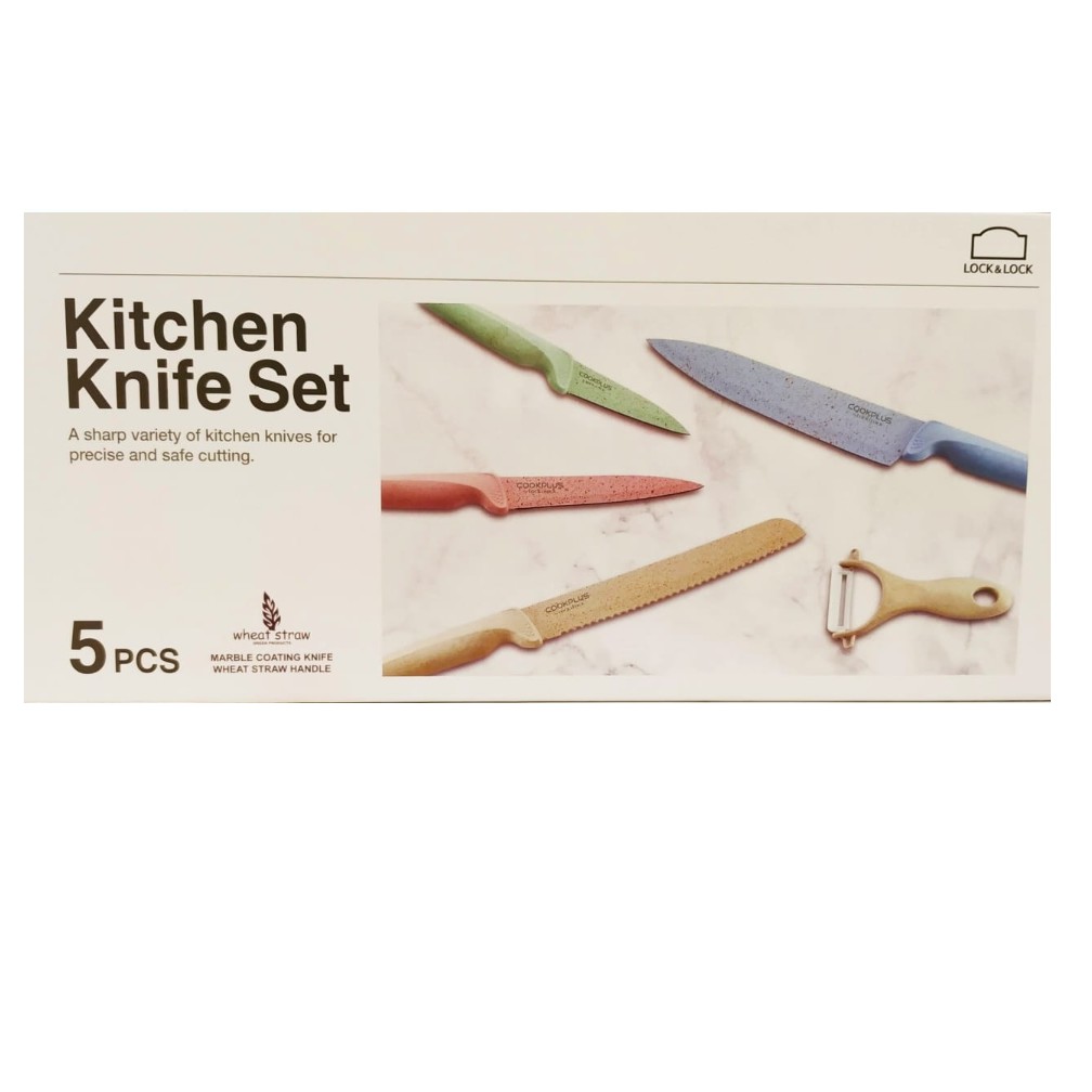 Locklock Kitchen Knife Set Color Shopee Indonesia