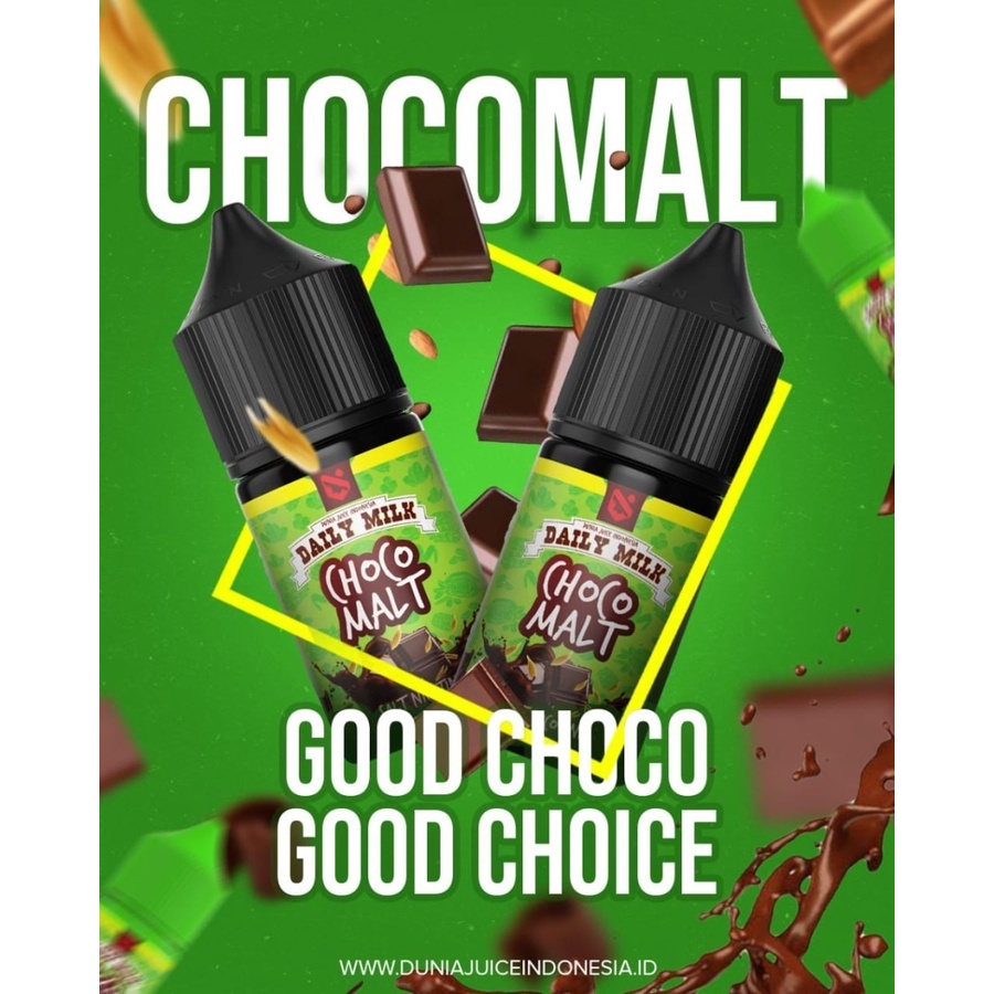 Daily Milk V2 Choco Malt Salt Nic 30ML Authentic by DJI