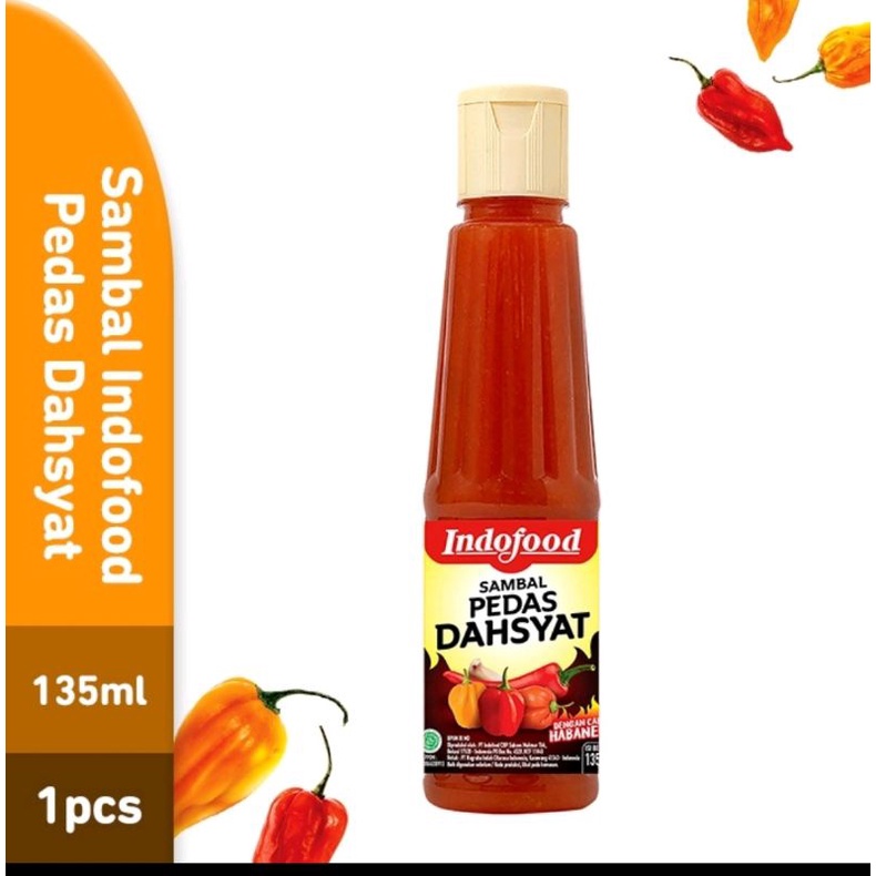 (135)Indofood sambal pedas dashyat cabai habanero