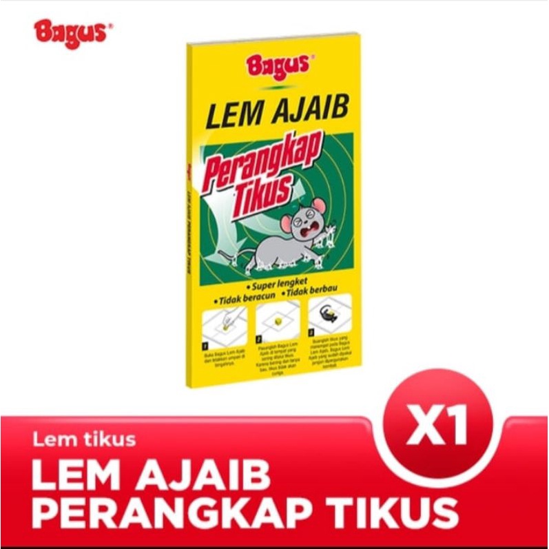 Lem Perangkap Tikus Siap Pakai Cap Bagus 70Gr