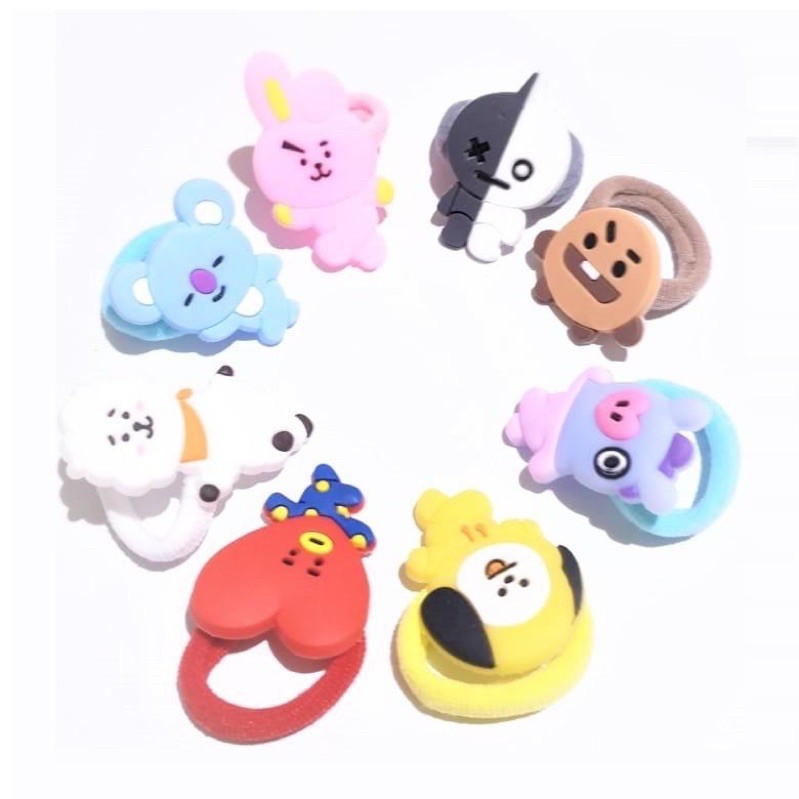 [Per Pc] Ikat Rambut Karet Karakter BTS / BT21