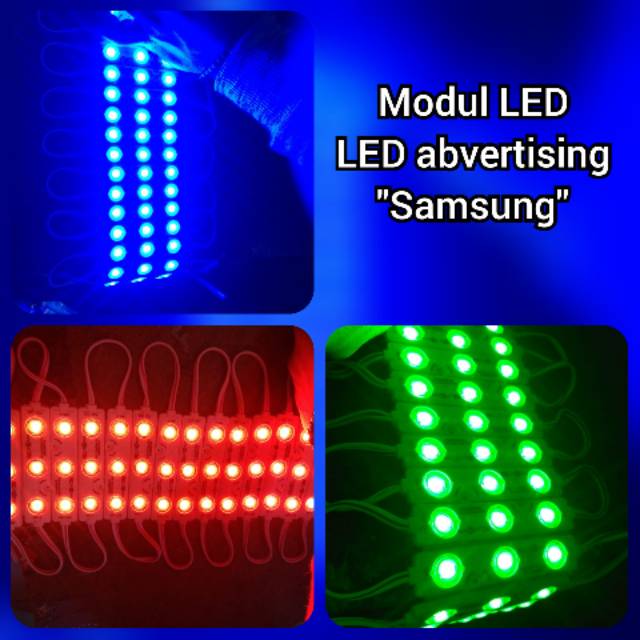LED modul 3 mata strip SMD - LED modul samsung