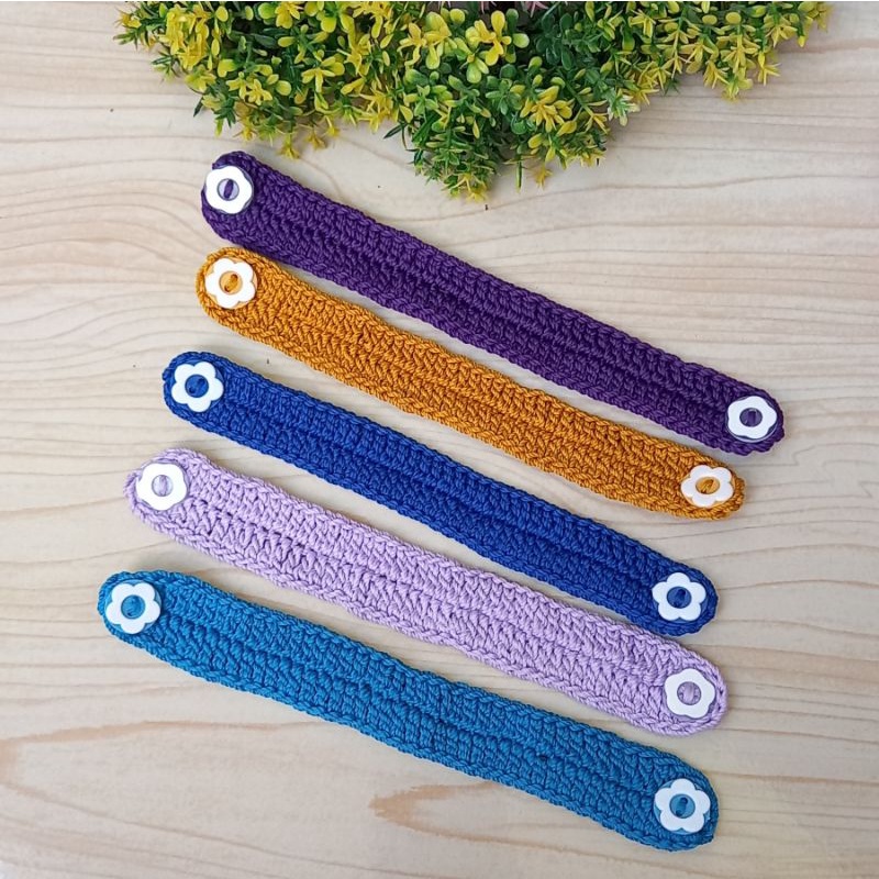 Konektor masker rajut/tali masker/pengait masker/penghubung tali masker rajut/strap