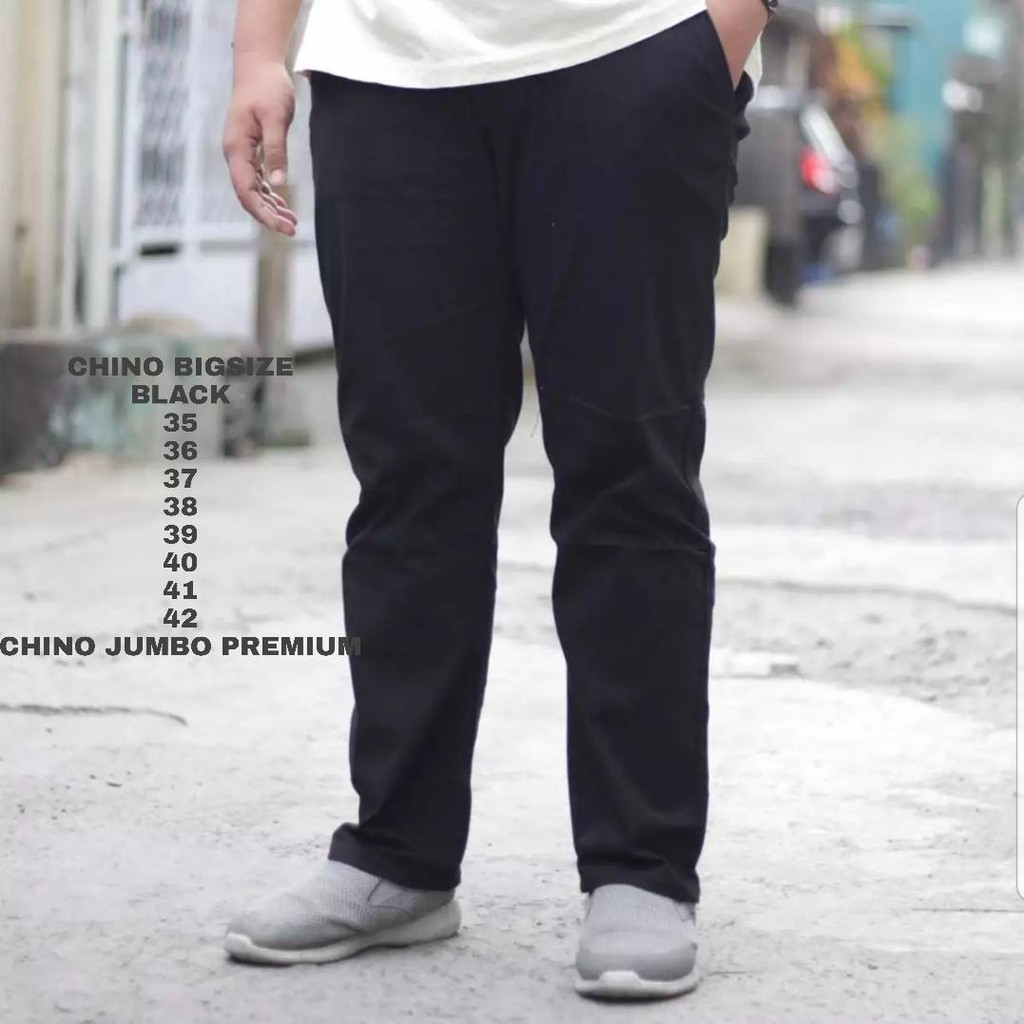 celana chino panjang pria / cino jumbo ukuran besar / chinos big size premium 35-44 BAYAR DI TEMPAT