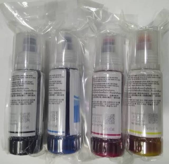 Tinta 003 Original Printer L1110 L1210 L3110 L3210 L3150 L3250 L5190 L5290 Loseepack 65ml { Tanpa Kemasan &amp; segel dus }