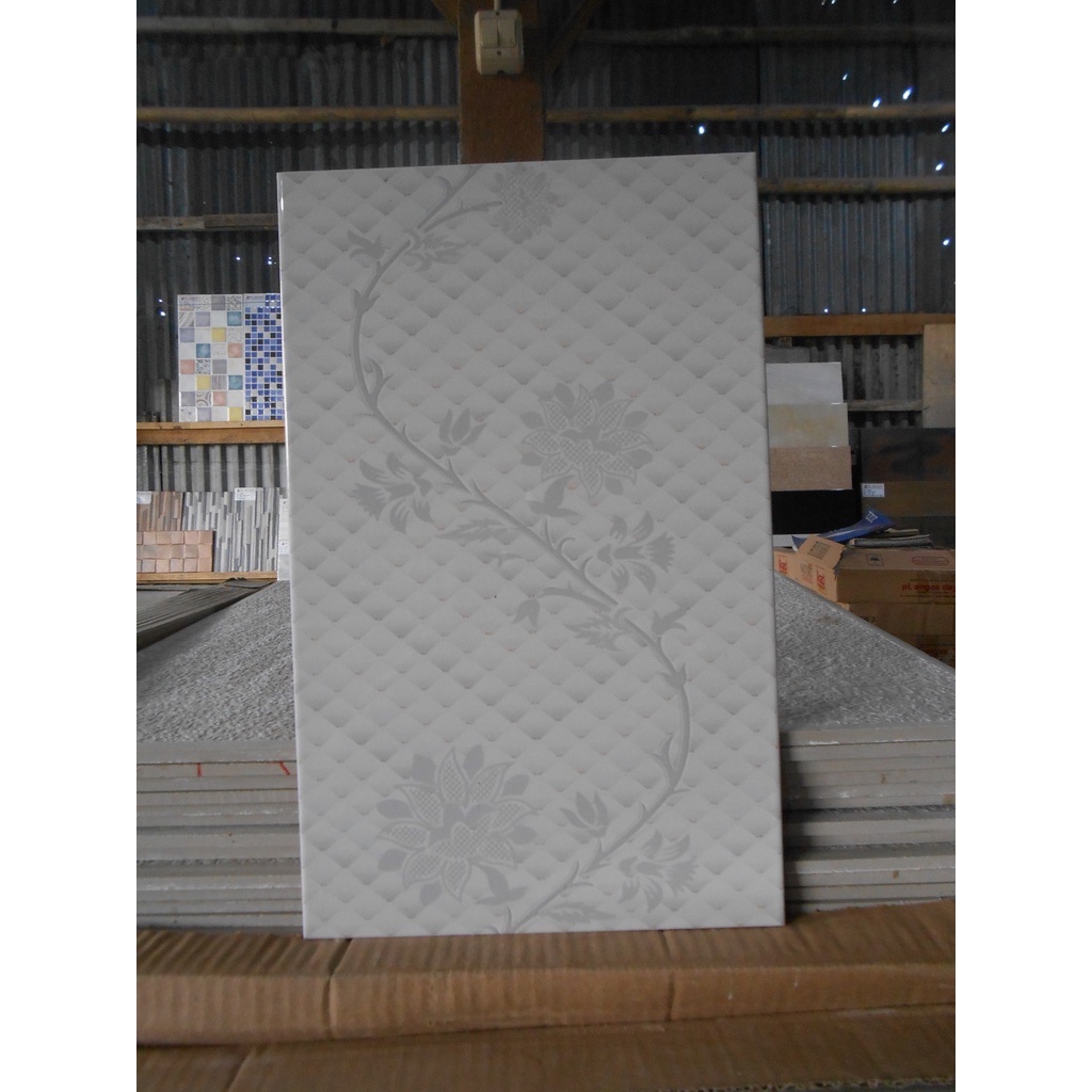 keramik 25x40 - motif bunga dekoratif - papillon LGS