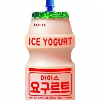 Lotte Ice Yogurt - Es Krim Yakult Korea - Ice Cream Lactobacillus