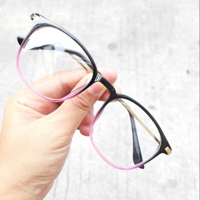 Kacamata minus antiradiasi (paket hemat frame+lensa)kode8161