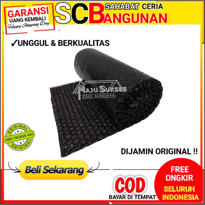 

BUBBLE WRAP PLASTIK PACKING 50M X 1,25M TEBAL GELEMBUNG PENUH ELASTIK PREMIUM QUALITY 1