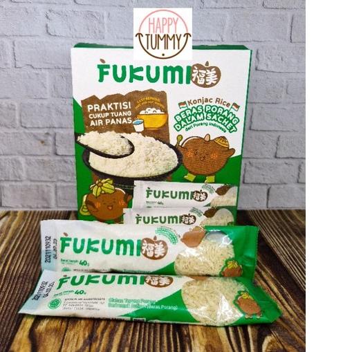 

New! Fukumi beras porang box sachet shirataki beras diet instant rice low calories