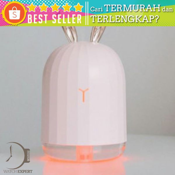 3Life Air Humidifier Pelembab Udara Aromatherapy 220ml - White Deer - Pink