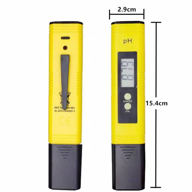 pH Meter pH-02 Akurasi Tinggi, Alat Ukur Kualitas Air Portable Water Quality pH Test Pen