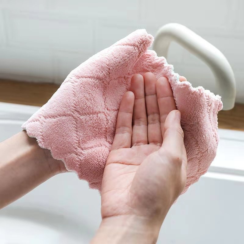 Kain Lap Piring Anti Minyak Bahan Microfiber / KAIN LAP MICROFIBER SERBET DAPUR LAP MICROFIBER