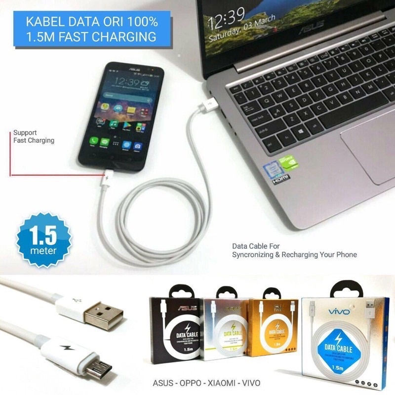 PROMO KABEL DATA ORIGINAL 150cm MICRO ALL BRAND