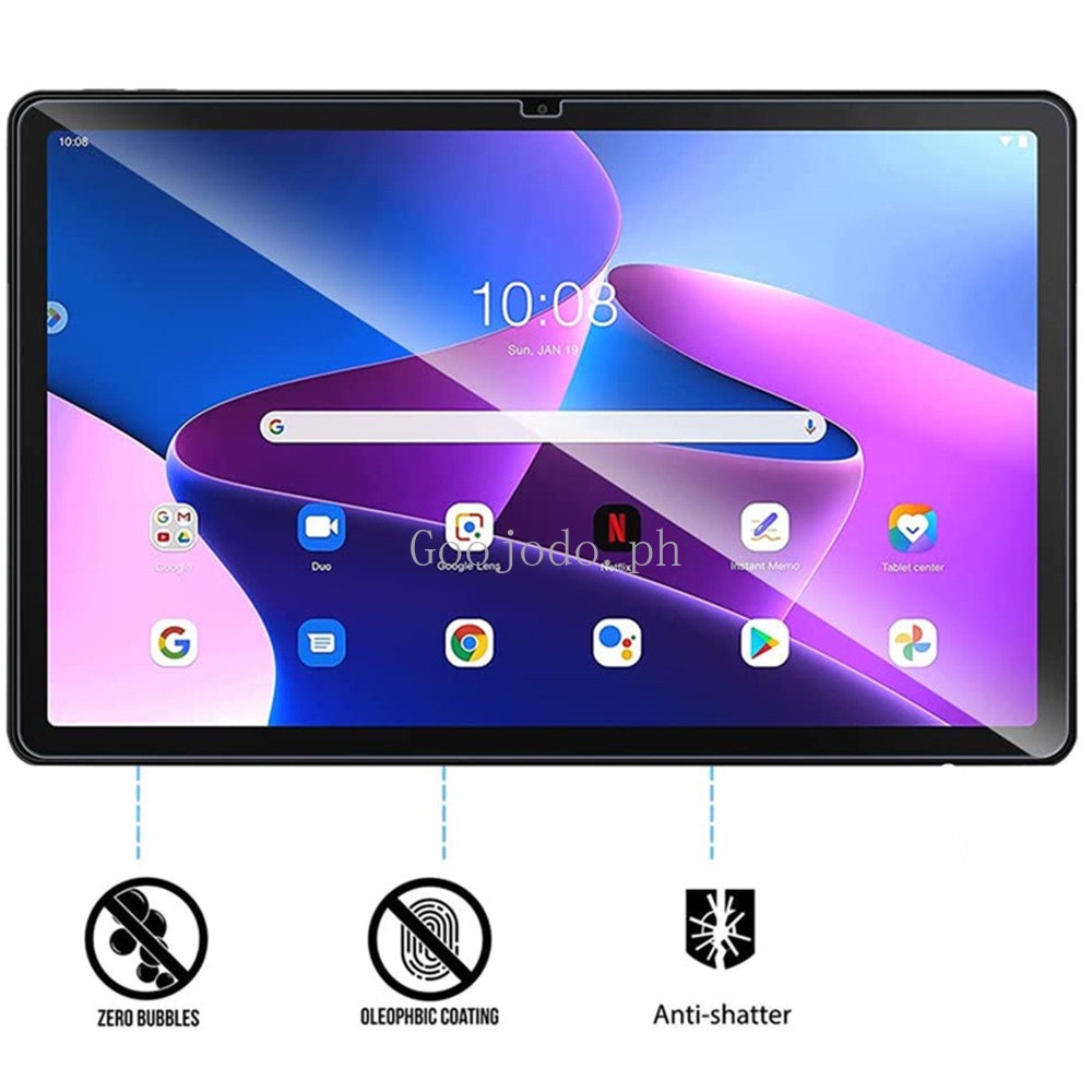 3 Pak Pelindung Layar Tempered Glass Anti Gores / Sidik Jari Untuk Lenovo Tab M10 Plus 3rd Gen 10.6 &quot;(2022)