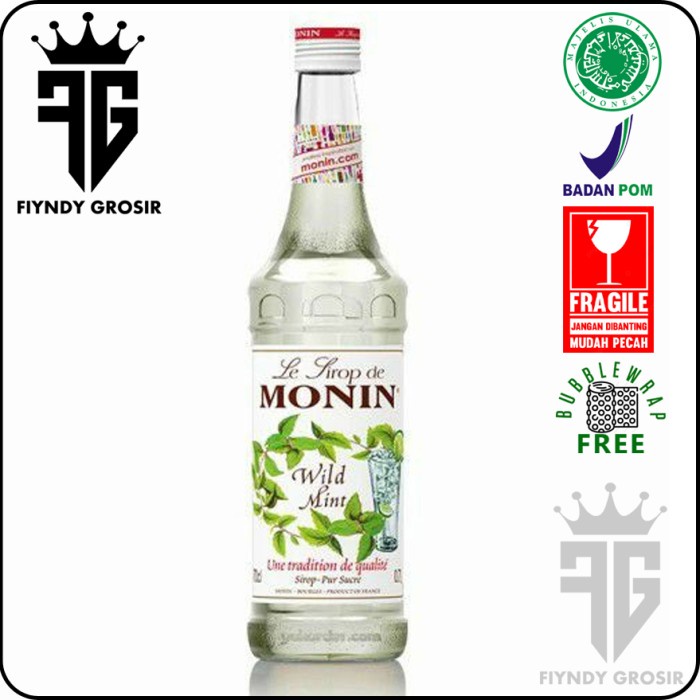 

WILD MINT SYRUP 700ml merk MONIN / Sirup / Cafe / Monin / Kedai / Kopi