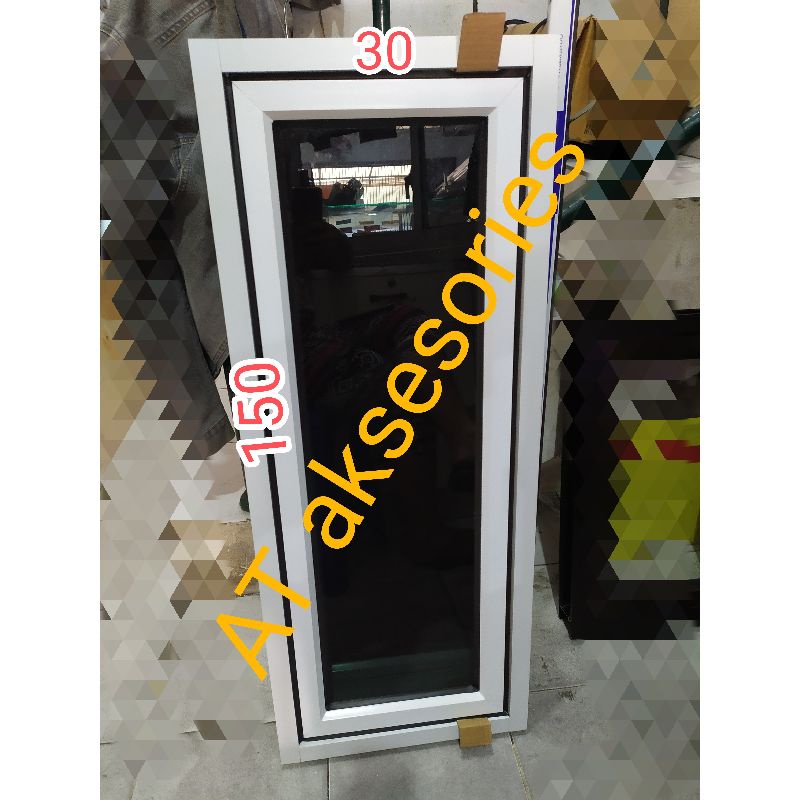 jendela aluminium 30x150