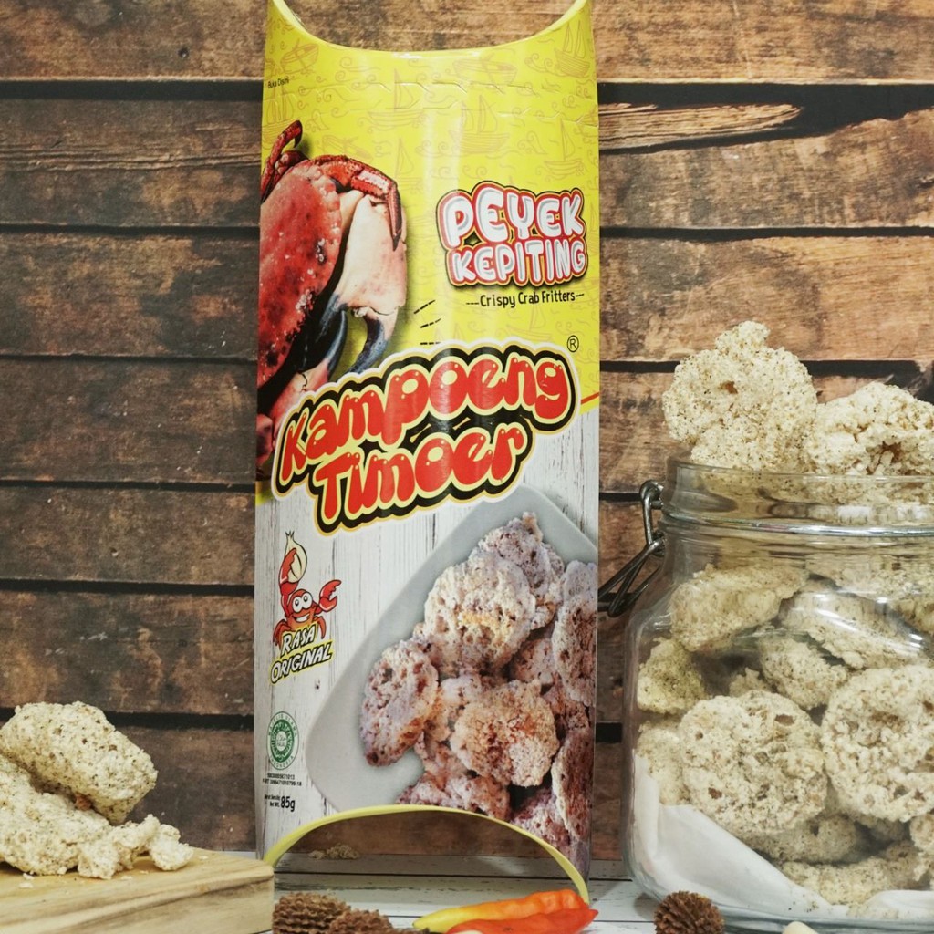 

Peyek Kepiting Rajungan Original 85 Gram