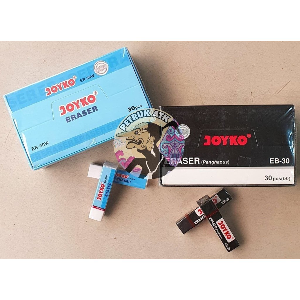 

[PCS] PENGHAPUS PENSIL JOYKO ER-30W PUTIH / EB-30 HITAM*